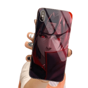 Case Naruto iPhone Itachi Akatsuki (Tempered Glass) IS0601