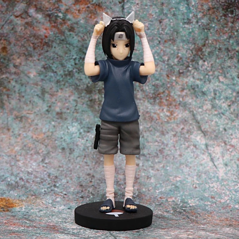 15cm Naruto Anime Figure Akatsuki Member Childhood Uchiha Itachi Action Figures PVC Model Doll Collection Cartoon - Itachi Shop
