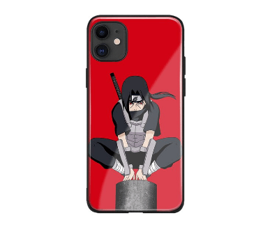 Naruto iPhone Cover Itachi Art (Tempered Glass) IS0601