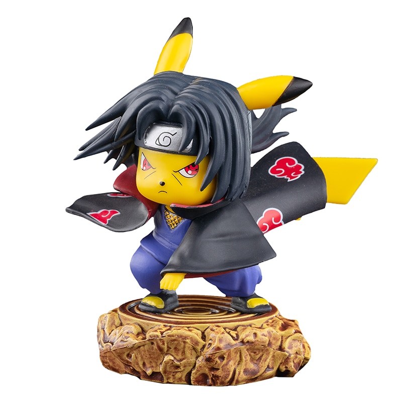 NARUTO Pikachu Cosplay Uchiha Itachi Cute Popular Action Figure Model Ornament Toys Children Gifts - Itachi Shop