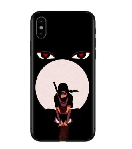 Naruto iPhone Case Itachi Sharingan (Tempered Glass) IS0601