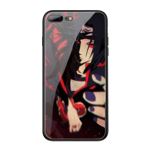 Case Naruto iPhone Itachi Nukenin (Tempered Glass) IS0601