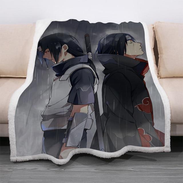 Itachi Blanket - Naruto plaid Itachi and Sasuke IS0601 - Itachi Shop
