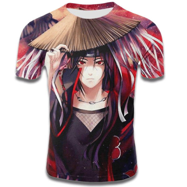 Naruto T-ShirtItachi UchihaAkatsuki Infiltration Outfit IS0601
